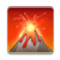 Volcano emoji on Samsung